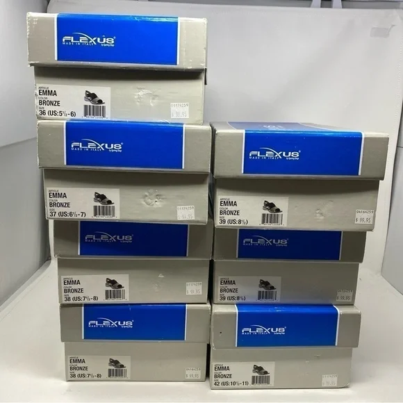 Flexus by Spring Step Emma leather comfort sandals in bronze - Picture 7 of 7